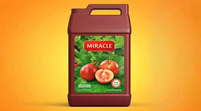 Fertilizante para fruta milagrosa